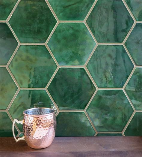 20+ Green Hexagon Floor Tile – The Urban Decor