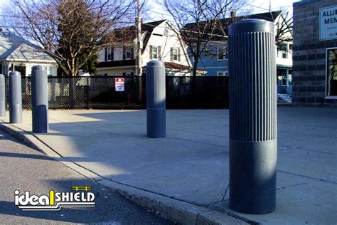 10" Ribbed Decorative Bollard Cover | Ideal Shield