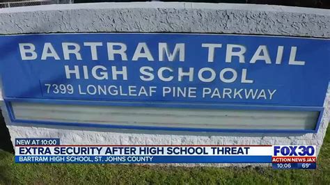 Thousands of absences at Bartram Trail High School due to school threat – 104.5 WOKV