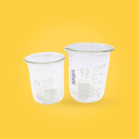 Glass Measuring Beaker - 100ml (Laboratory Grade)