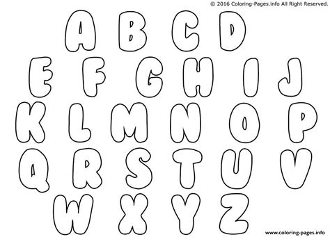 free printable bubble letters print out bubble letters for free letter a coloring pages alphabet ...