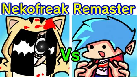 Friday Night Funkin' - VS NekoFreak Remastered FULL WEEK + Cutscenes & All Endings (FNF Mod/Hard ...