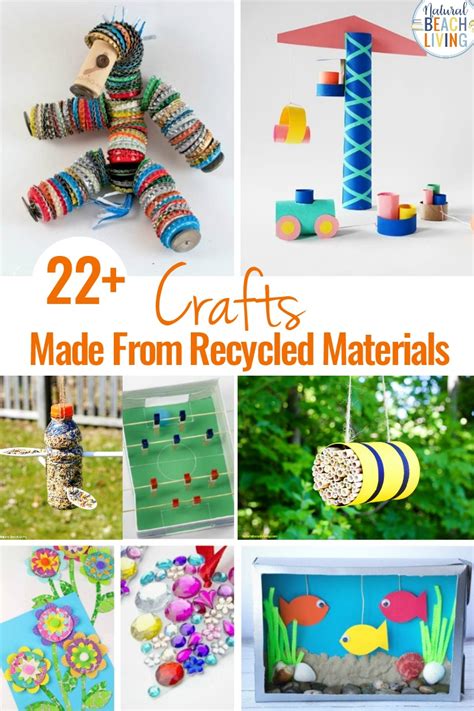 25 Crafts Made From Recycled Materials - Natural Beach Living