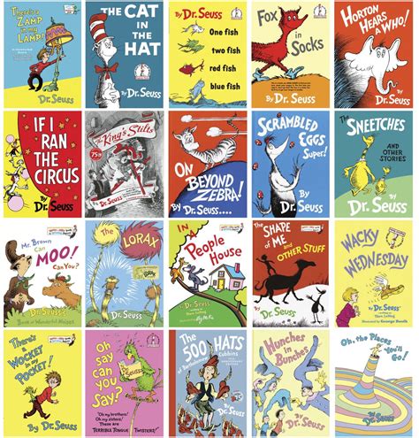 School Specialty Dr. Seuss Book Set 1, Set of 20 | Sneetches, Red fish, Social work exam