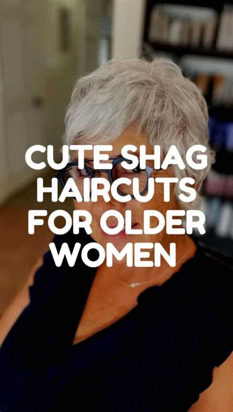 15 Cute Short Shag Haircuts for Older Women (2023)