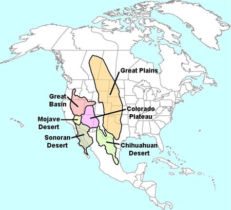 Great Basin Desert Map