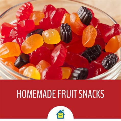 Homemade Fruit Snacks - Country Home Learning Center