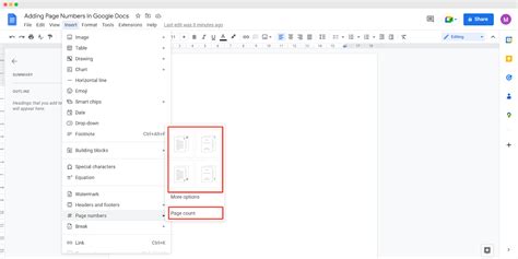 Creating Headers And Page Numbers In Google Docs