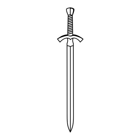 Two-edged sword vector image | Free SVG