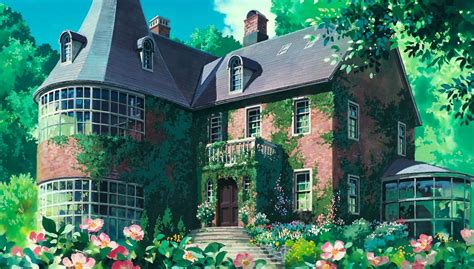 Studio Ghibli | The Art Of Madame’s House - Kiki’s Delivery...