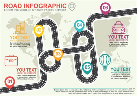 Roadmap Infographic 151306 Vector Art at Vecteezy