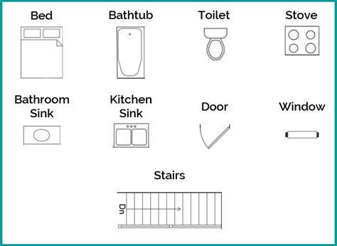 Kitchen Floor Plan Symbols Drawing ~ Plumbing Appliances Sink Abbreviations Symbole | Boddeswasusi