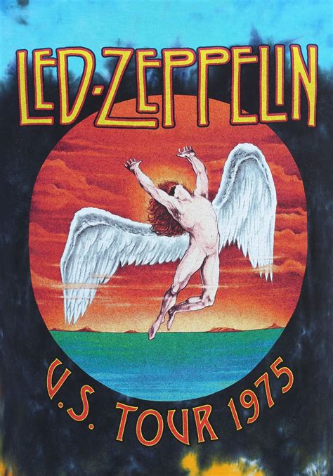 Led Zeppelin swan song 1975 tour | Led zeppelin poster, Led zeppelin album covers, Music poster