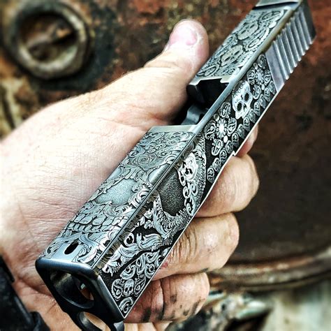 Full Slide Engraving | Dark Alliance Firearms