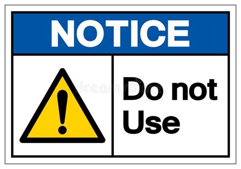 Do Not Use Sign Printable