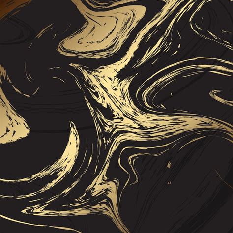 Free Vector | Elegant background with black and gold marble texture