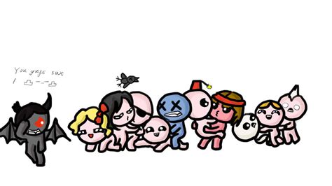 The binding of isaac rebirth : All characters by MalikAuditore on DeviantArt