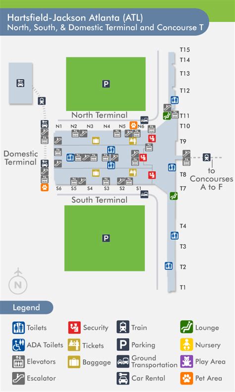 TravelNerd - North, South, Main, and Concourse T