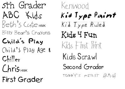 Kids Fonts for Web Templates | Hasloo Blog