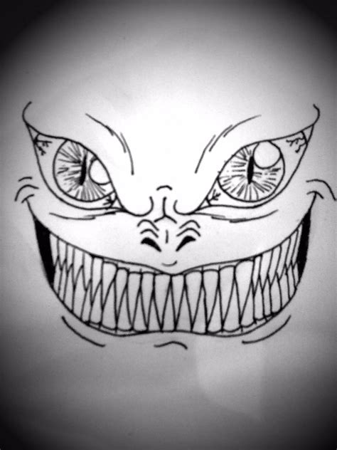 Drawing: scary face | Face drawing, Smile drawing, Scary drawings