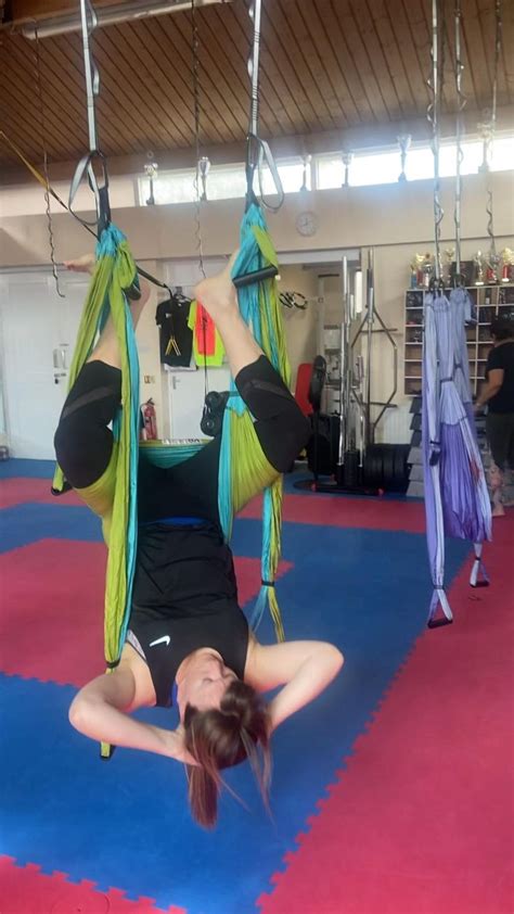 Yoga Trapeze Core Work | Aerial yoga, Yoga videos, Yoga challenge