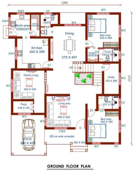 KERALA HOME DESIGNS -VEEDU DESIGNS: KERALA HOUSE PLANS WITH ELEVATIONS / 3D VIES