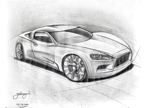 Car Pencil Drawing at PaintingValley.com | Explore collection of Car Pencil Drawing