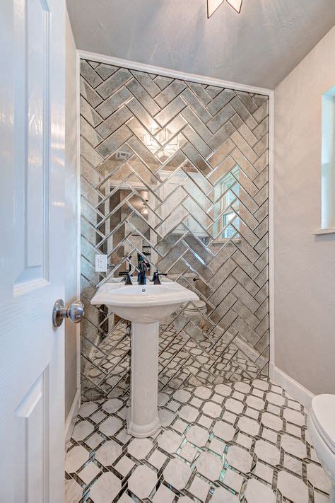 34 Mirror Tile ideas in 2021 | mirror tiles, kitchen mirror, mirrored subway tile