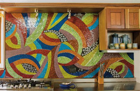 19+ Ceramic Tile Mosaic Kitchen Backsplash Designs & Ideas For 2024