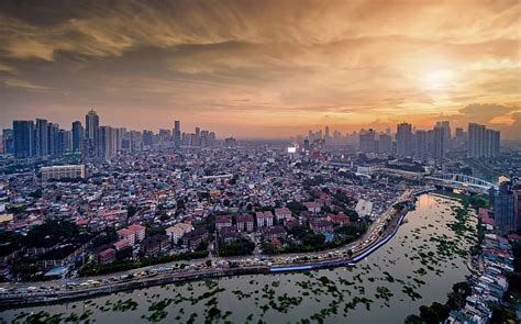 HD wallpaper: Manila (City), cityscape, sky | Wallpaper Flare