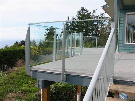 Mirage Post Topless Tempered Glass Railing System - Maximum unobstructed views from your deck