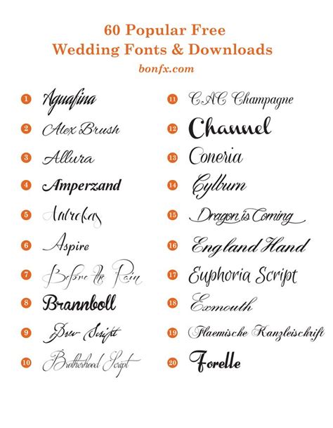 60 Popular Free Wedding Fonts Free Wedding Fonts, Wedding Script Fonts, Wedding Invitation Fonts ...