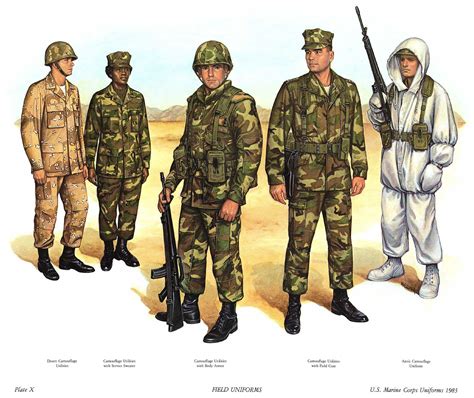 US Marines Uniforms Circa 1983 | United states marine corps, Usmc uniforms, Iraqi army