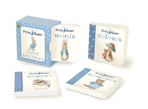 Peter Rabbit My First Little Library, 4 Chunky Boardbooks in a Slipcase : Words, Numbers, Shapes ...