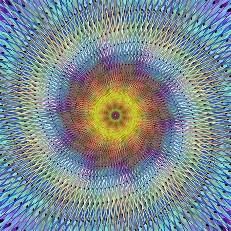 Psychedelic spiral fractal Digital Art by David Zydd - Fine Art America