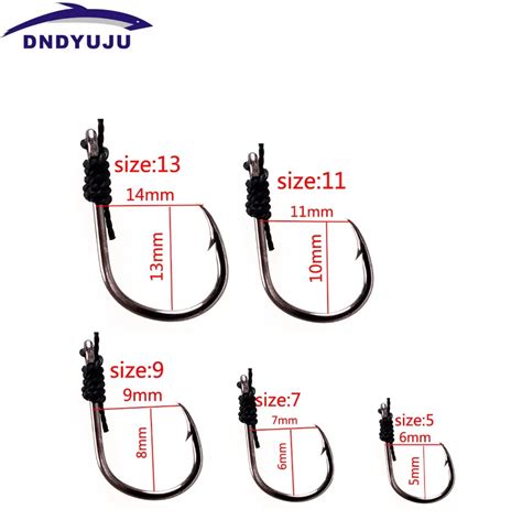 DNDYUJU 5Fishing Hook Steel String Hook Fishing Leader Rigs Barb Hook Nylon Line Fishing String ...