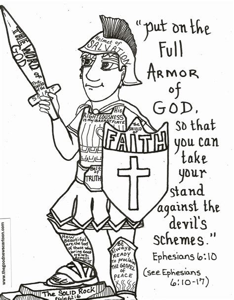 Armor Of God Printables Free