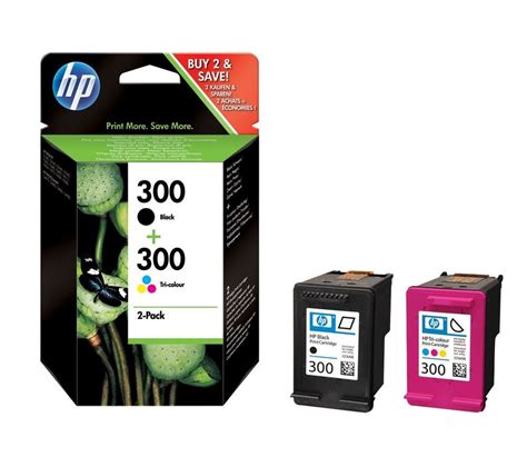 Buy HP 300 Tri-colour & Black Ink Cartridges - Multipack | Free Delivery | Currys