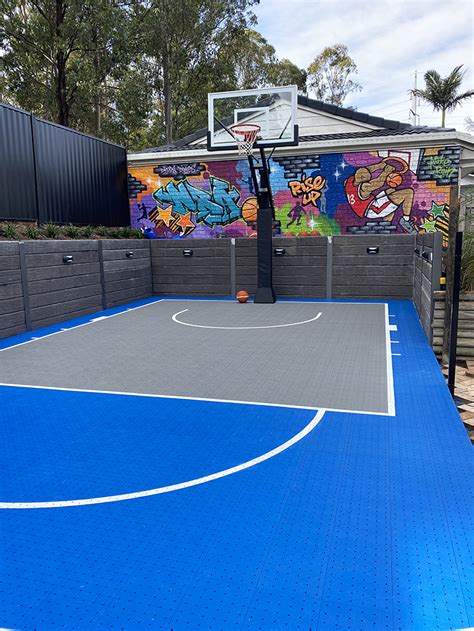 Basketball Half Court Dimensions Backyard