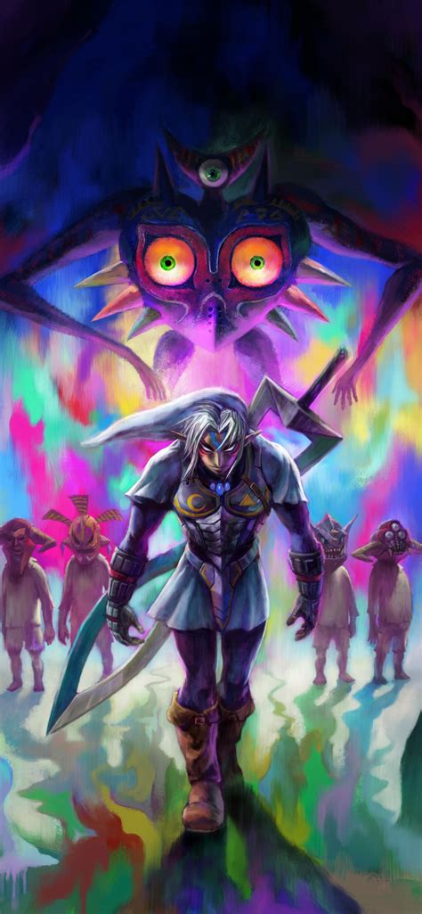 1242x2688 The Legend Of Zelda Majoras Mask Iphone XS MAX HD 4k Wallpapers, Images, Backgrounds ...