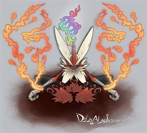 Mega Blaziken by delgalessio on DeviantArt