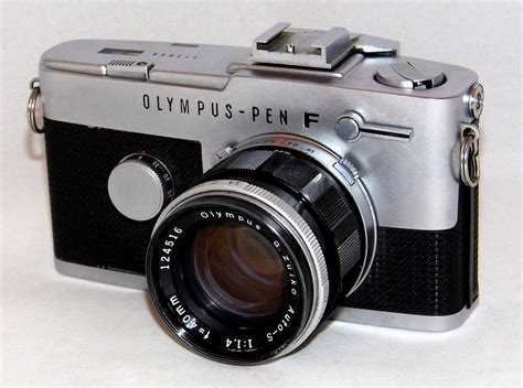 Vintage Olympus Pen F Single Lens Reflex Half-Frame Camera, Made In Japan, Circa 1963 | Olympus ...