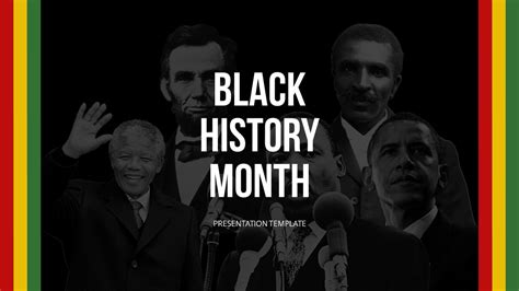 Black History Month Slides Template