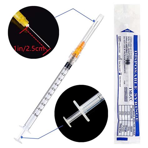 Disposable Syringes Pkg of 10 - Fernanda's Beauty & Spa Supplies