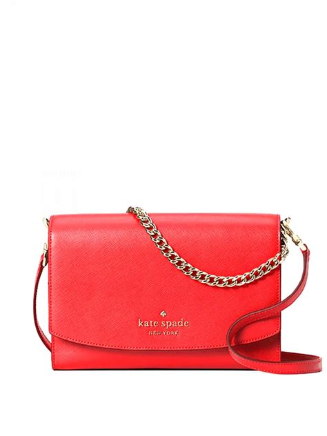 Kate Spade Carson Convertible Crossbody Bag Digital Red - Averand