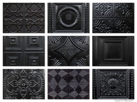 Black Ceilings | Decorative Ceiling Tiles | Tin Ceilings | Residential & Commercial Ceiling ...