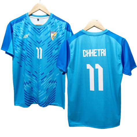 Indian Football Chhetri Number 11 Jersey - Cyberried Store