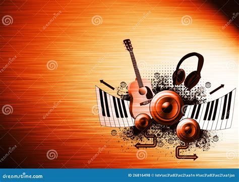 Music Poster Background Royalty Free Stock Photos - Image: 26816498