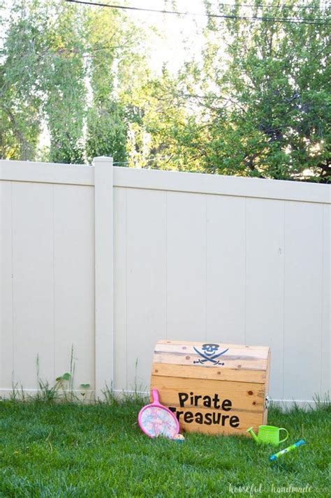 DIY Treasure Chest Toy Box - Houseful of Handmade