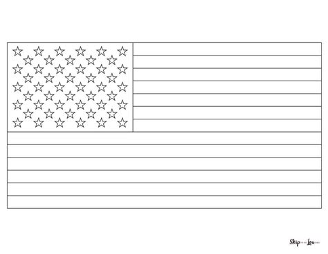 American Flag Coloring Page Pdf